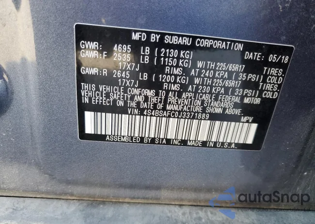 4S4BSAFC0J3371889: 84180875