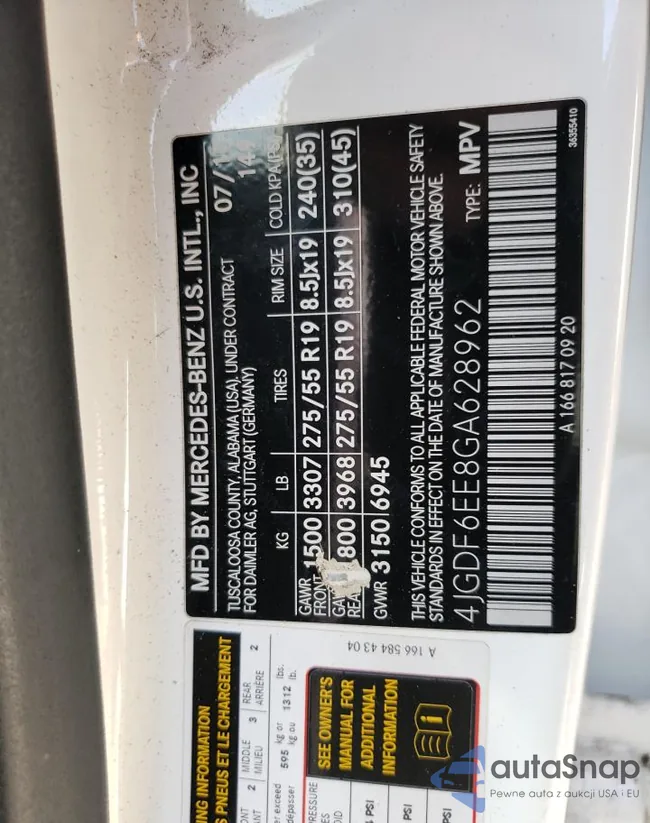 4JGDF6EE8GA628962: 81545905