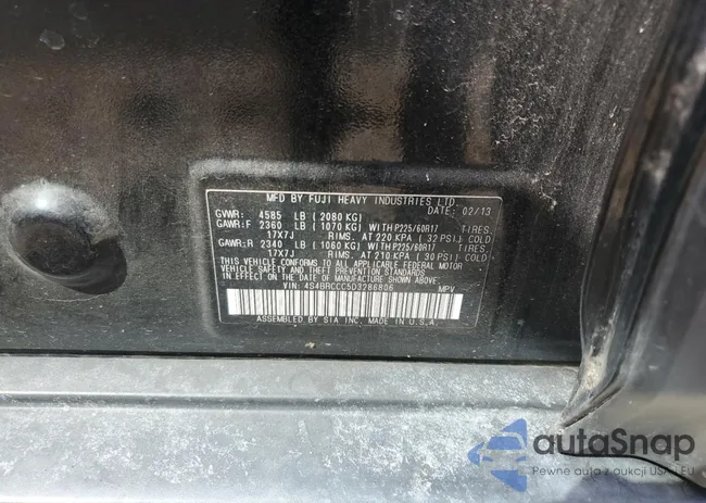 4S4BRCCC5D3286806: 81643915