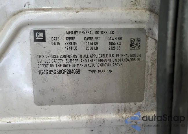 1G4GB5G38GF284969: 84607995