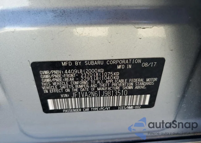 JF1VA2N61J9813510: 84058415