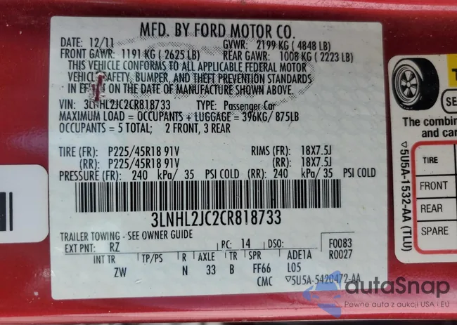 3LNHL2JC2CR818733: 80546985