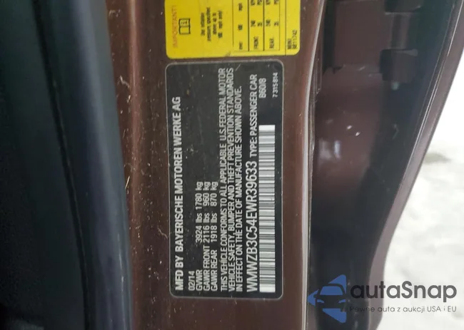 WMWZB3C54EWR39633: 84923395