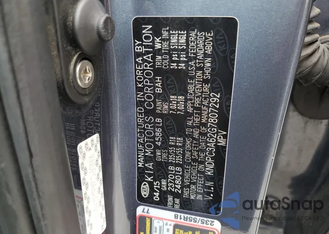 KNDPC3A62G7807292: 81109335