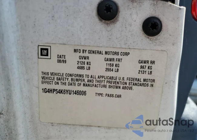 1G4HP54K6YU146006: 81576975