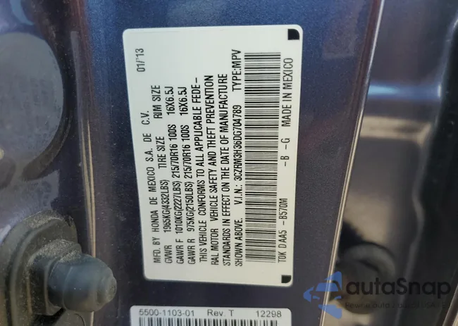 3CZRM3H36DG704789: 71846725