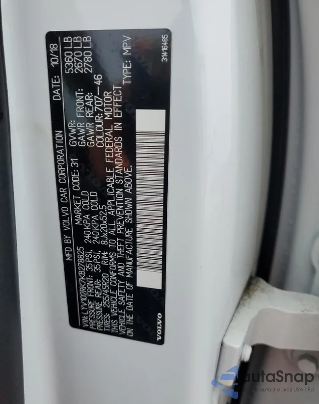 LYV102RK7KB278825: 83988035