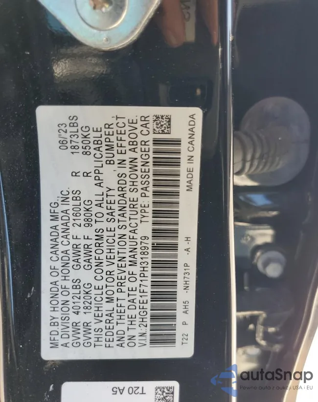 2HGFE1F71PH318979: 80737715