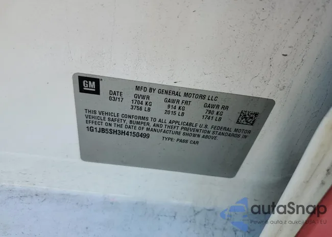 1G1JB5SH3H4150499: 80118965