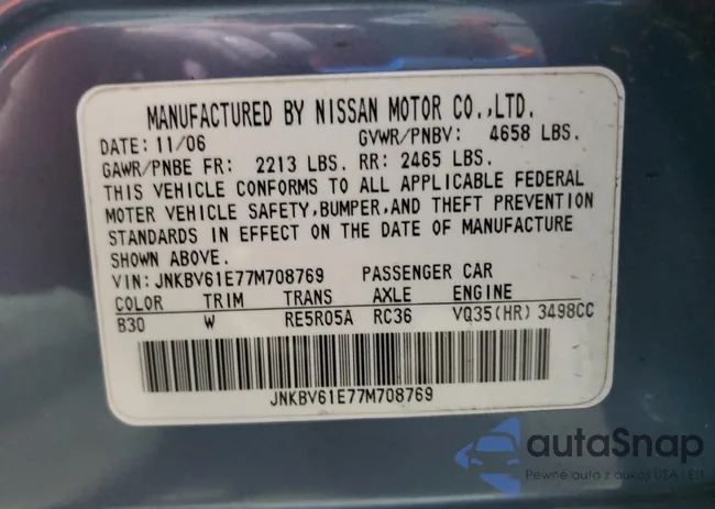 JNKBV61E77M708769: 80798065