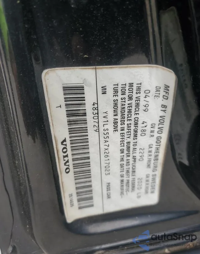 YV1LS55A7X2617023: 80173465