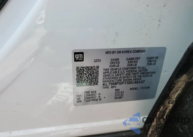 KL79MPSP7SB148147: 81700565