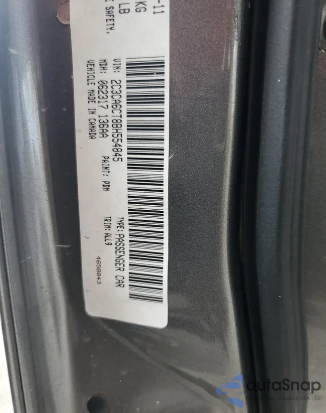 2C3CA6CT8BH554845: 84781115