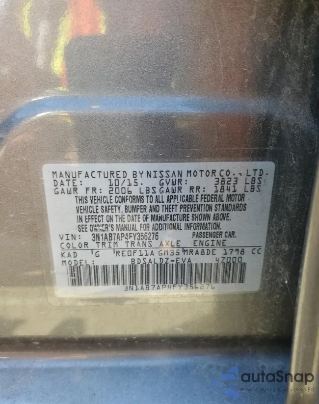 3N1AB7AP4FY356276: 84722055