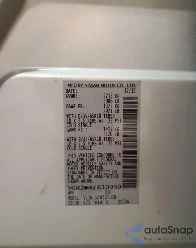 5N1AR2MM4GC610930: 81694055