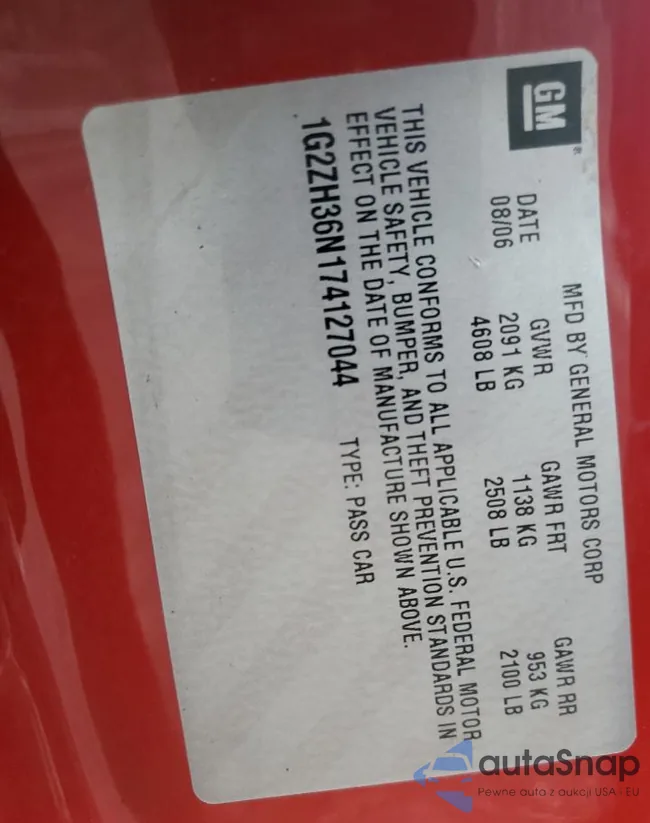 1G2ZH36N174127044: 84565105