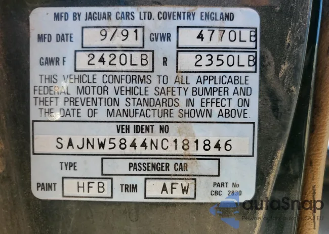 SAJNW5844NC181846: 81763335