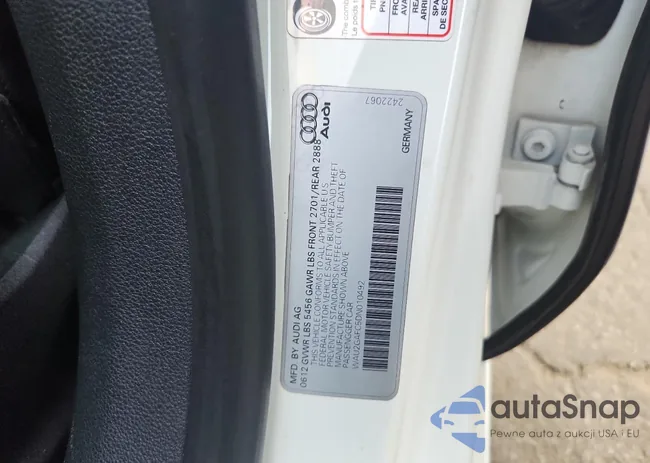 WAU2GAFC5DN010492: 71712325