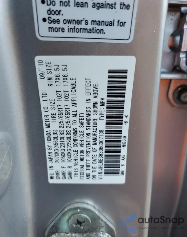 JHLRE3H30BC007138: 80124225