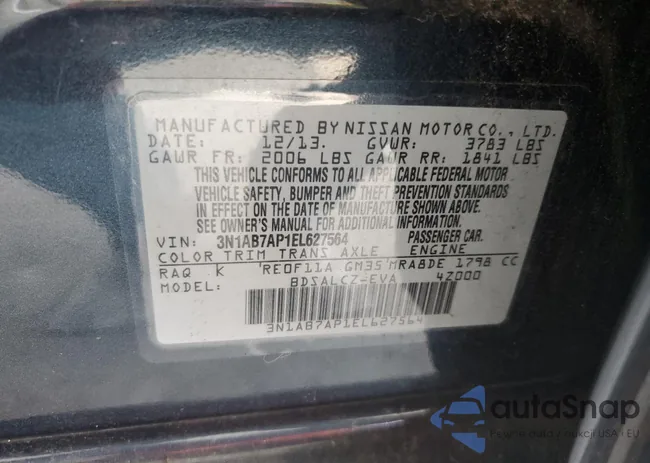 3N1AB7AP1EL627564: 80861445