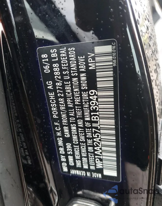 WP1AA2A57JLB13949: 81761615