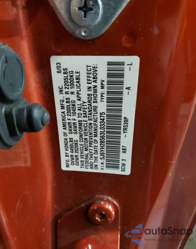 5J6YH28563L033475: 70863545