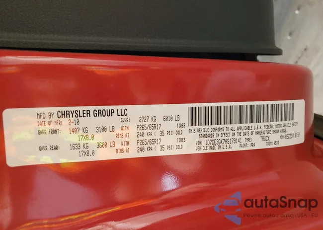 1D7CE3GK7AS179141: 80321075