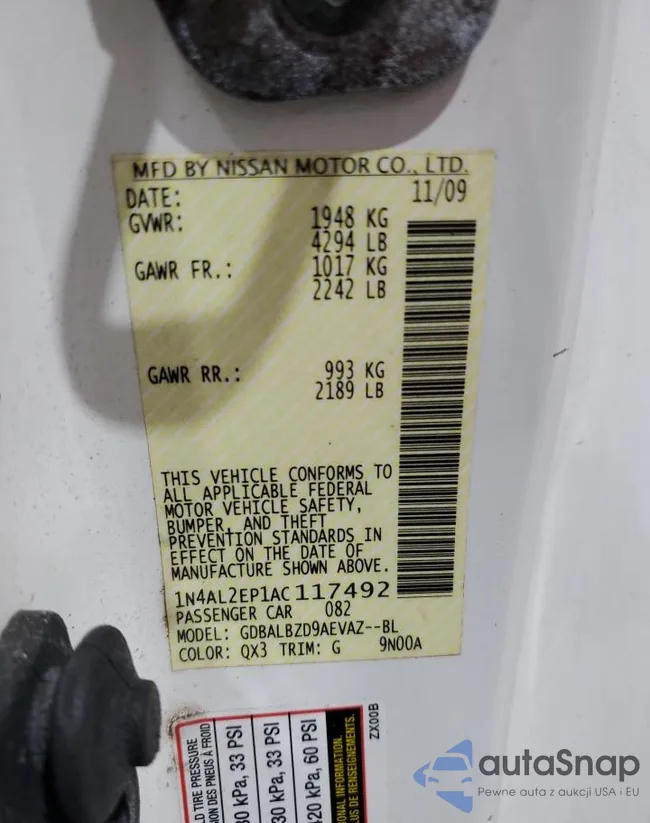 1N4AL2EP1AC117492: 80024335