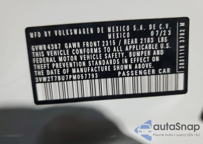 3VW2T7BU7PM057793: 80966775