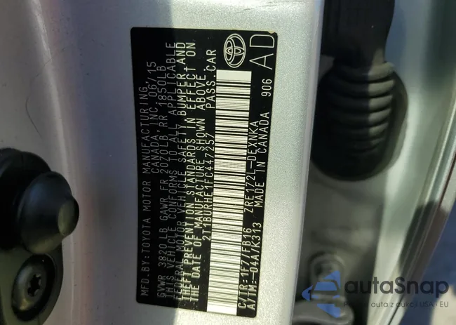 2T1BURHE1FC447257: 81588545