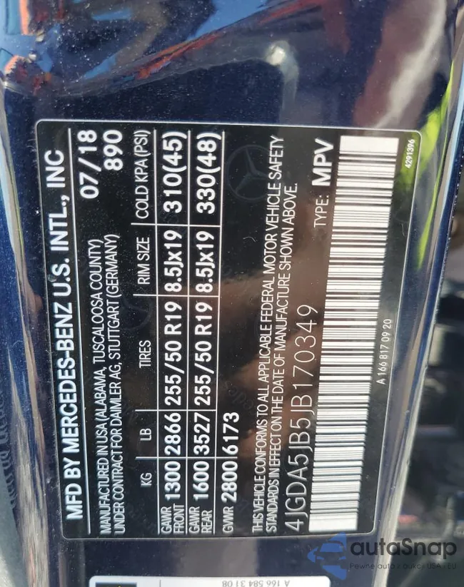 4JGDA5JB5JB170349: 82128645