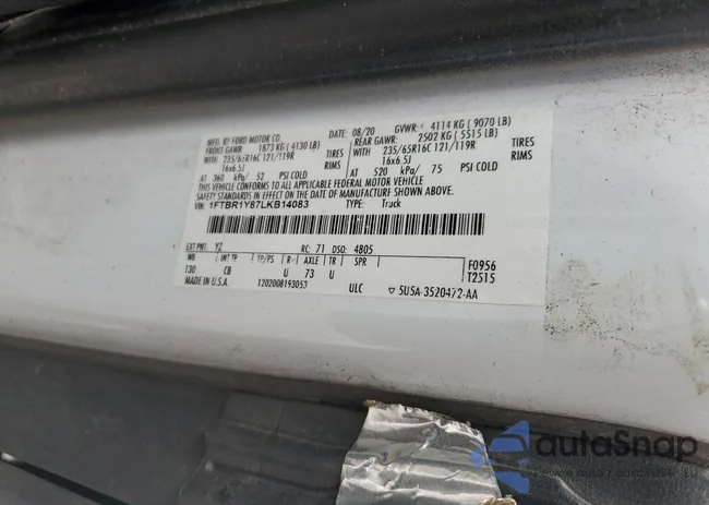 1FTBR1Y87LKB14083: 80342545