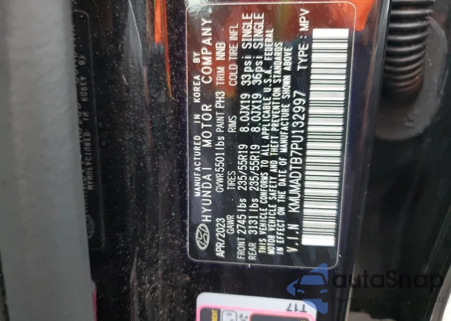 KMUMADTB7PU132997: 71509915