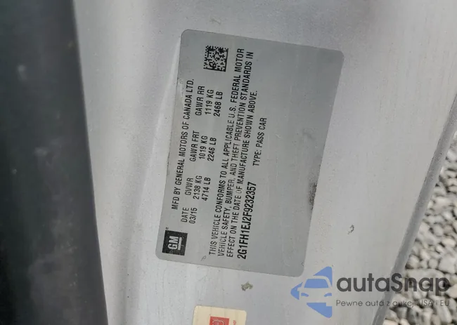 2G1FH1EJ2F9232357: 84649135