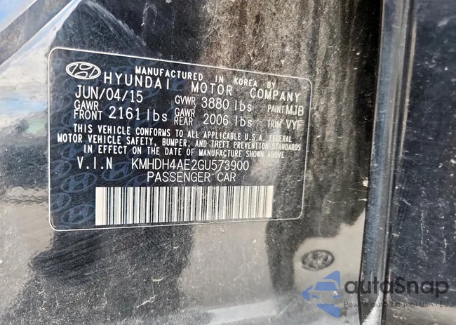 KMHDH4AE2GU573900: 84034335