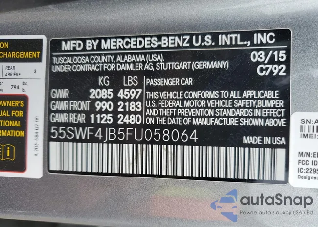 55SWF4JB5FU058064: 71721405