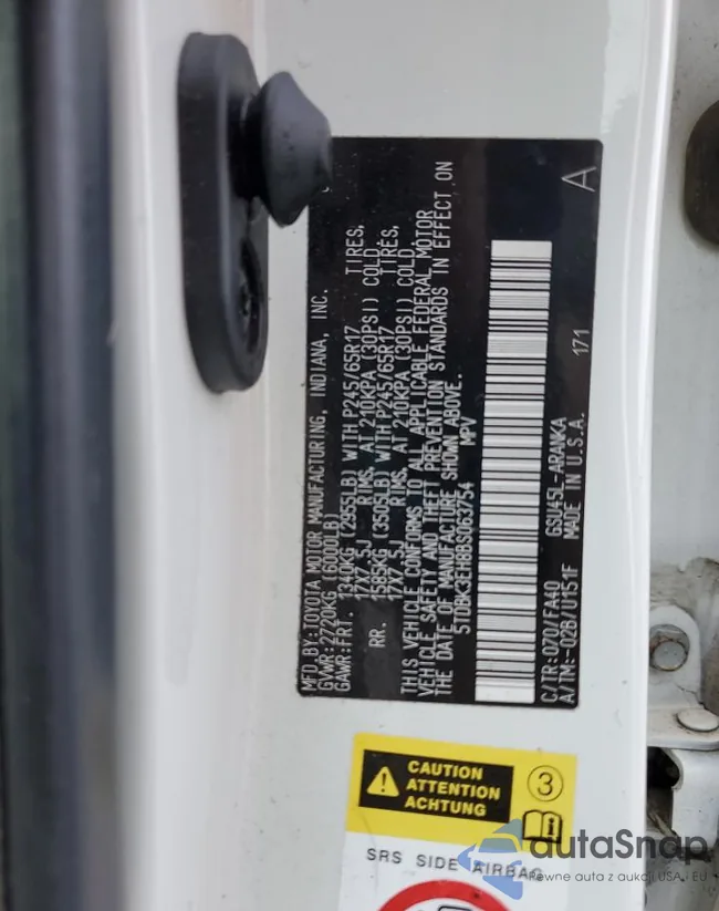 5TDBK3EH8BS063754: 71721885