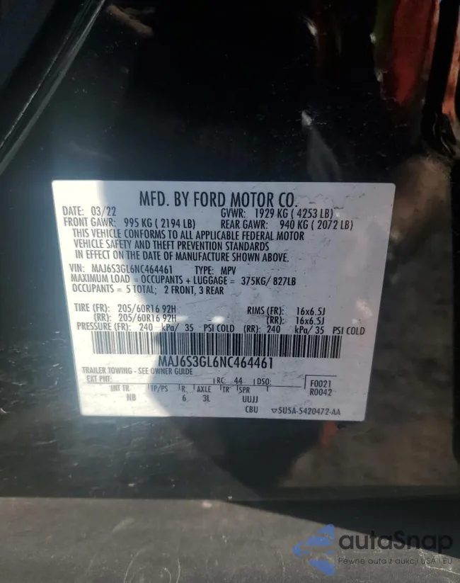 MAJ6S3GL6NC464461: 71699365