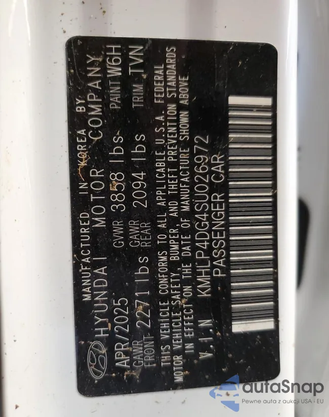 KMHLP4DG4SU026972: 81567925