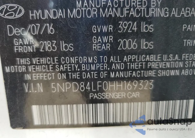 5NPD84LF0HH169323: 84581545