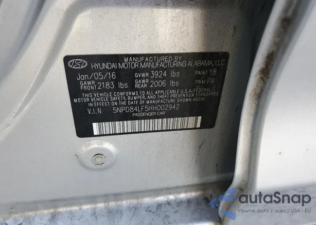 5NPD84LF5HH002942: 72055135