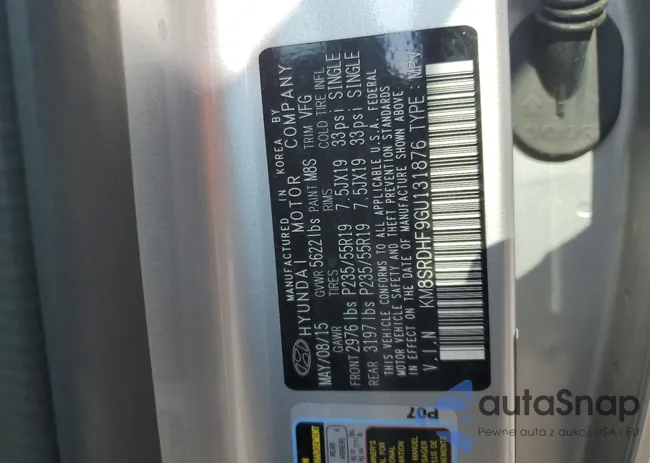 KM8SRDHF9GU131876: 71555165