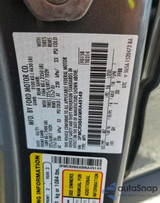 3FMCR9B6XMRA49149: 83839055