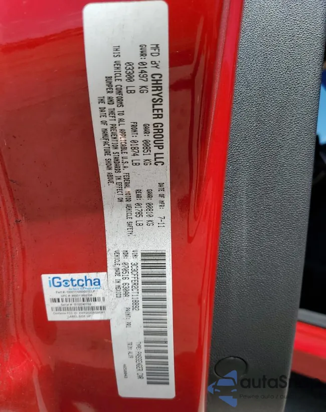 3C3CFFER2CT118892: 80903065