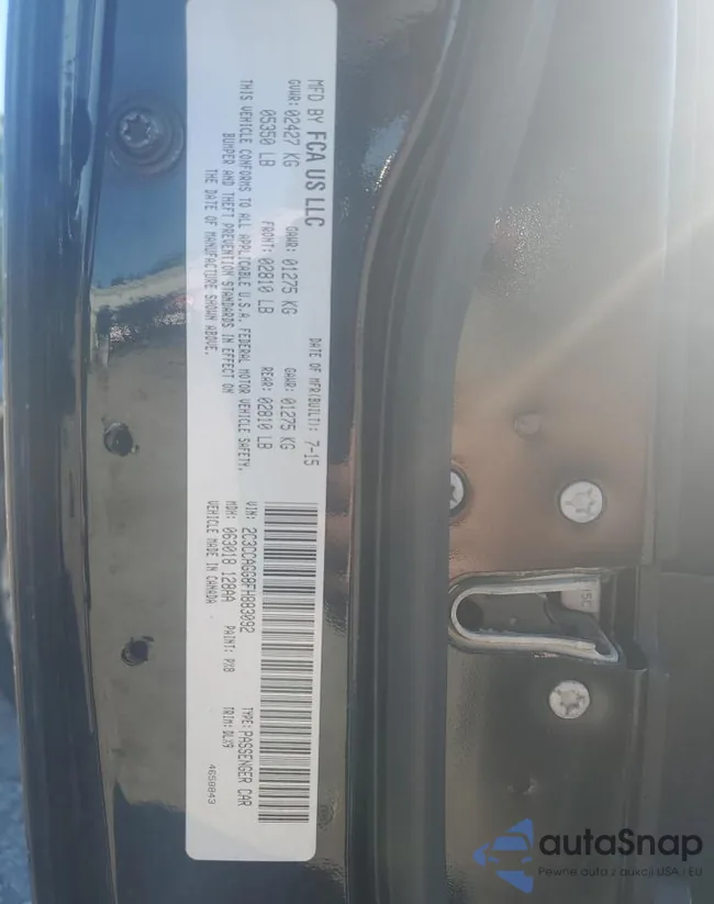 2C3CCAGG8FH883092: 81849285