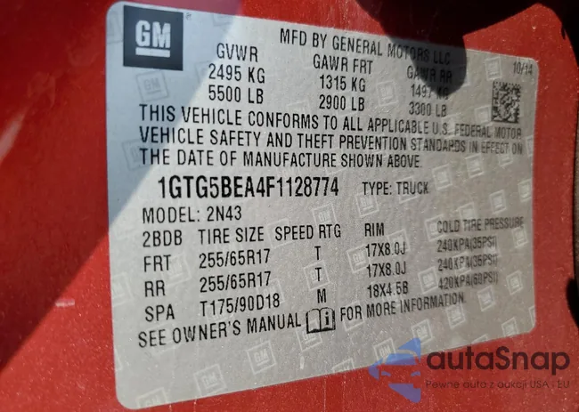 1GTG5BEA4F1128774: 81259345