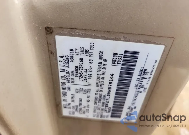 1FTEF27L5VNB75144: 84404145