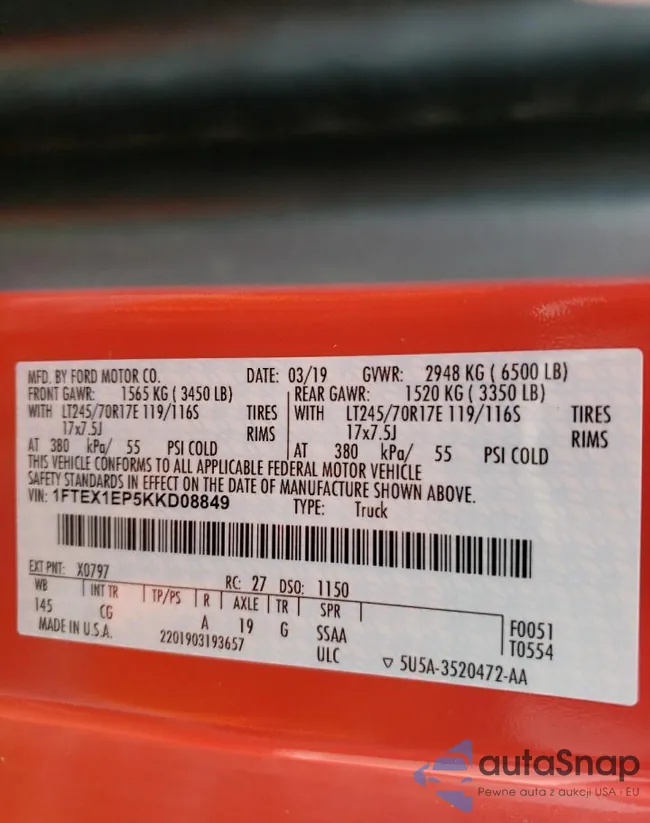 1FTEX1EP5KKD08849: 80935865