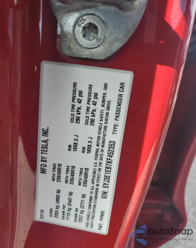 5YJ3E1EB7KF452353: 80221385