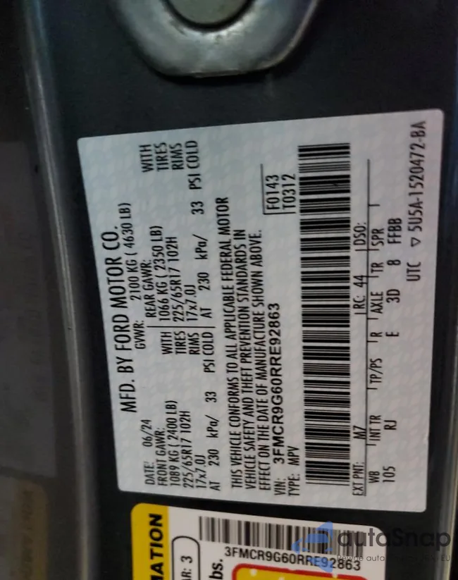 3FMCR9G60RRE92863: 84279445